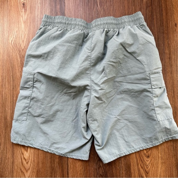 Members Only Men’s Swim Trunks Liner Cargo Pockets Gray Size Medium Swimsuit - Picture 4 of 8